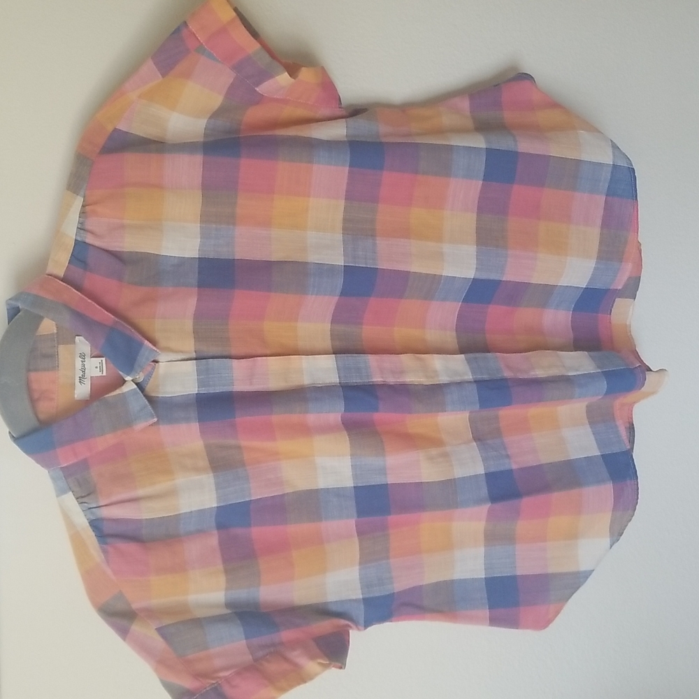 Madewell Multicolor Plaid Women's Top